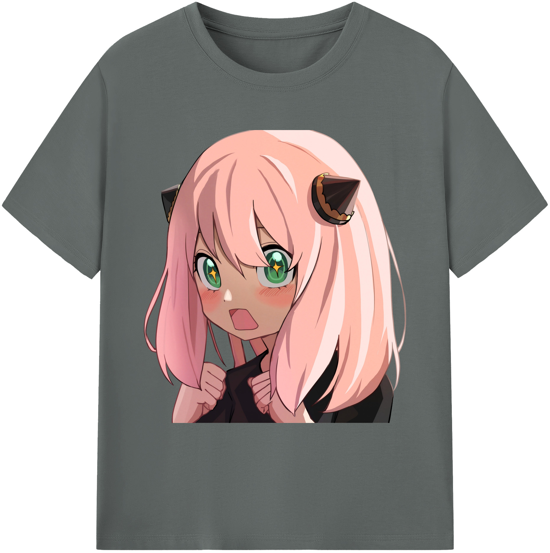 （画像用） SPY×FAMILY间谍家家酒 綿100％ メンズ半袖Tシャツ｜肌触りやわらか＆通気性